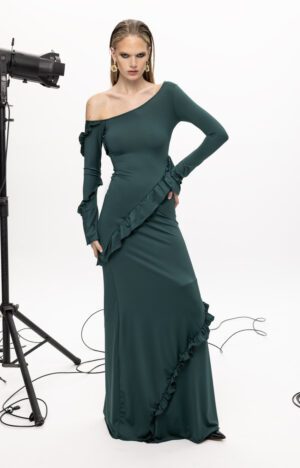 Dalia Green Dress 2