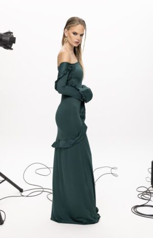 Dalia Green Dress 3