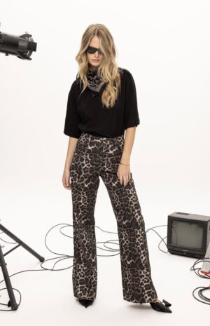 Savannah Leopard Jean Pants 3