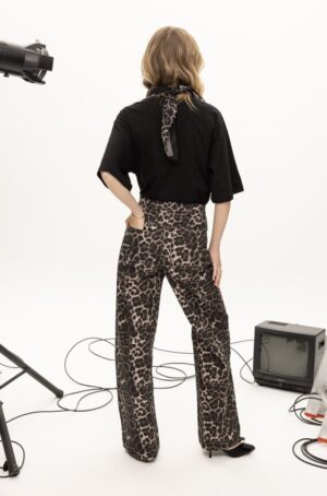 Savannah Leopard Jean Pants 4